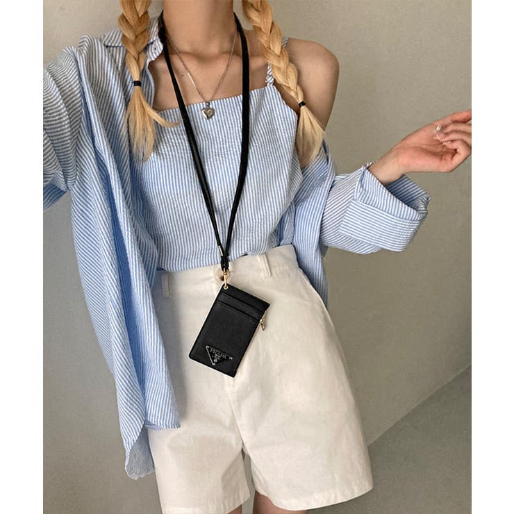 シャツ＆キャミ アンサンブル ストライプ | Riff | 詳細画像15 