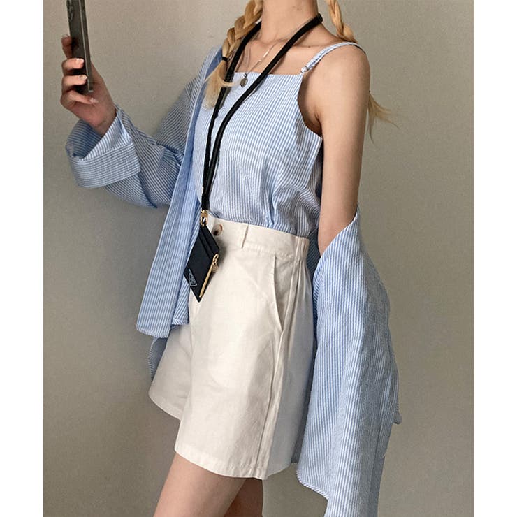 シャツ＆キャミ アンサンブル ストライプ | Riff | 詳細画像17 