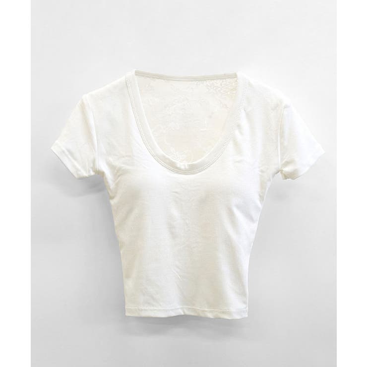 バックレースベルトTシャツ カップ付き パッド付き | Riff | 詳細画像24 