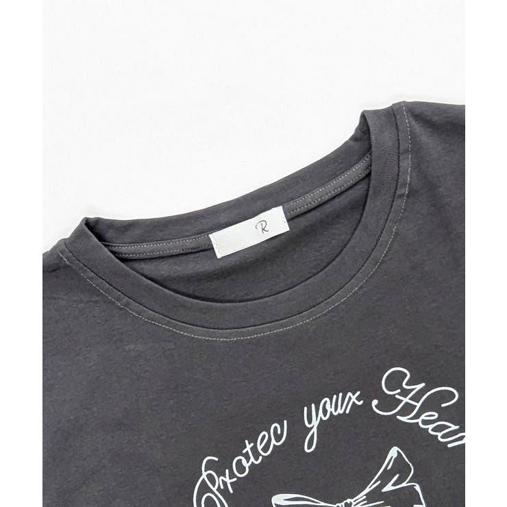リボンプリントTシャツ プリントT クルーネック | Riff | 詳細画像38 