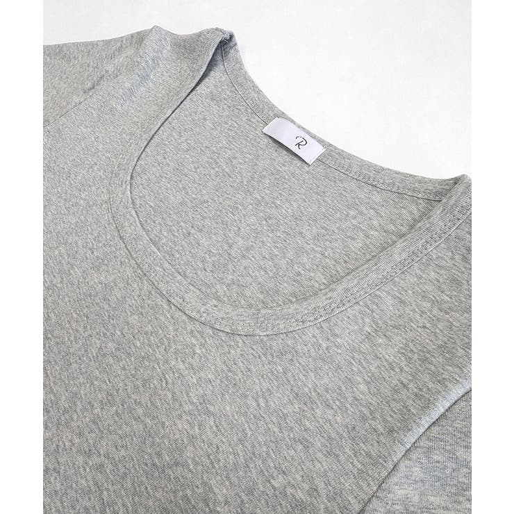 裾レースUネックTシャツ カットソー プルオーバー | Riff | 詳細画像31 