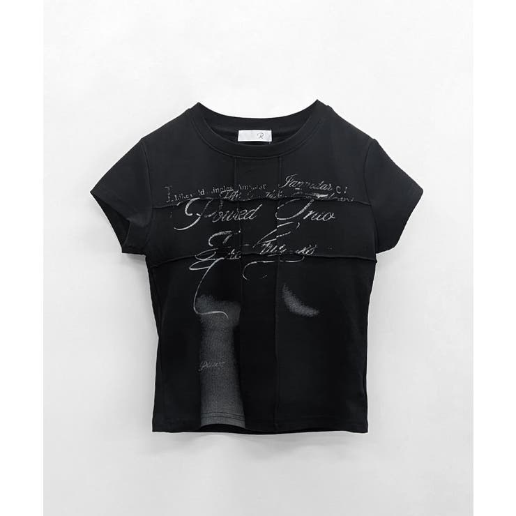 ロゴデザインTシャツ プリントT クルーネック | Riff | 詳細画像18 