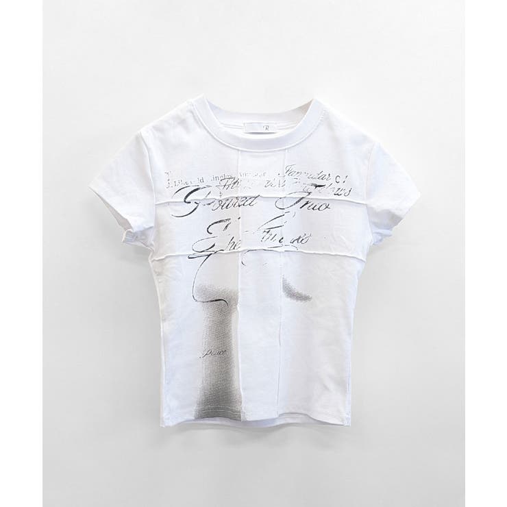 ロゴデザインTシャツ プリントT クルーネック | Riff | 詳細画像19 