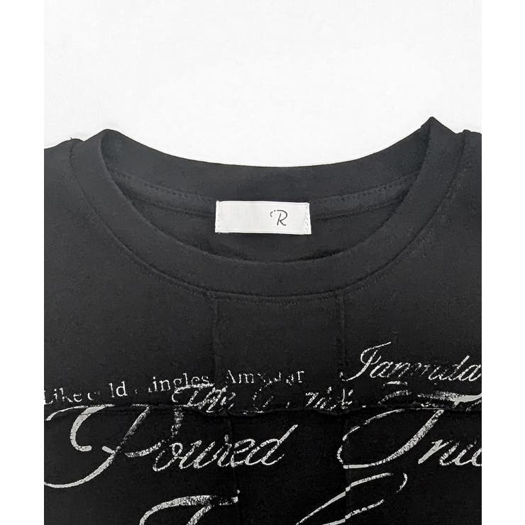 ロゴデザインTシャツ プリントT クルーネック | Riff | 詳細画像23 