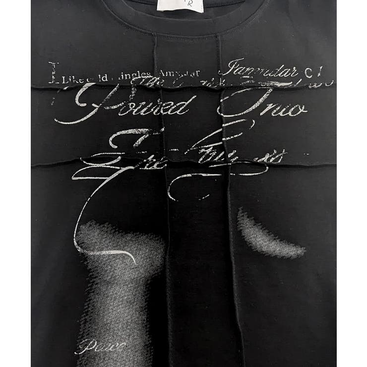 ロゴデザインTシャツ プリントT クルーネック | Riff | 詳細画像24 