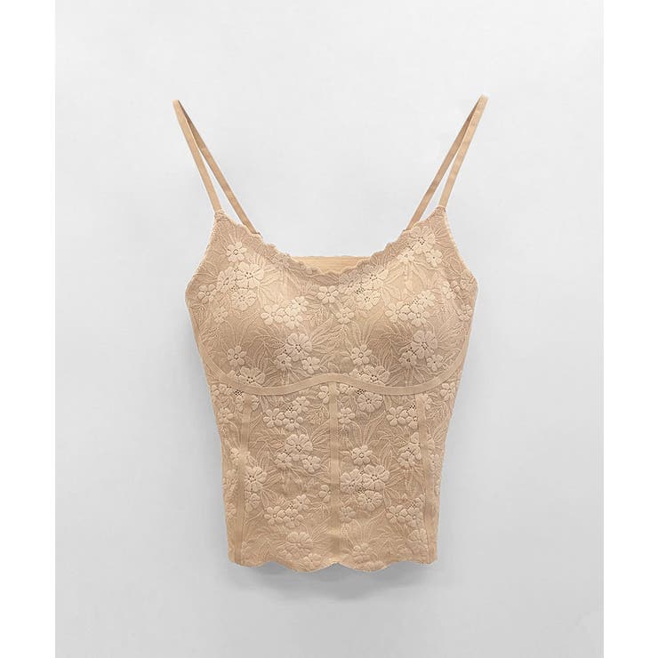 レースキャミソール ブラトップ カップ付き | Riff | 詳細画像21 