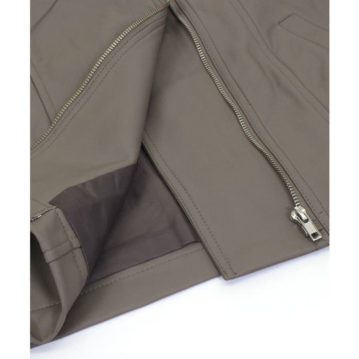 ベーシックライダースジャケット ダブルライダース フェイクレザー | Riff | 詳細画像18 