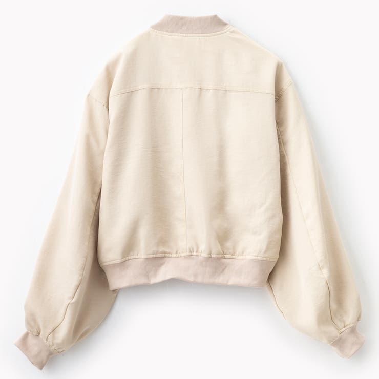 Eツイルボリュームスリープショートブルゾン | Rim.z | 詳細画像4 