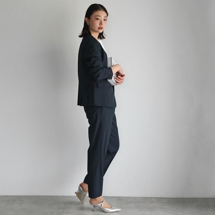 【洗える】機能性ノーカラージャケット | RIRIYANO | 詳細画像14 