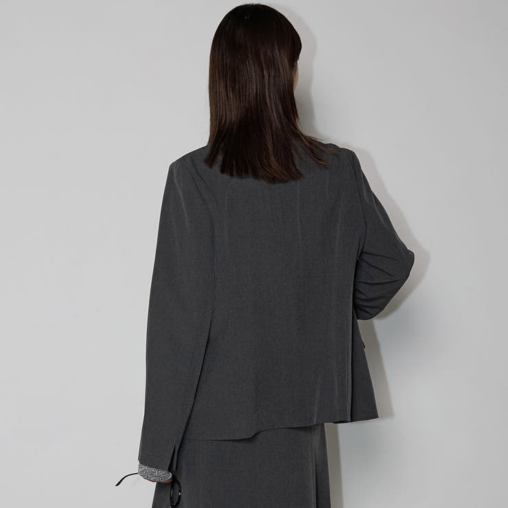 【洗える】機能性ノーカラージャケット | RIRIYANO | 詳細画像17 