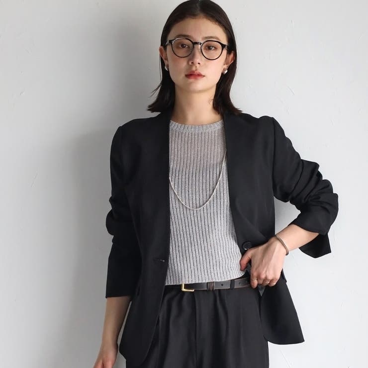新品未使用✨ リリヤーノ パンツ スーツ セットアップ 洗える ブラック 洗える〉機能性パンツスーツセット[品番：MANW0000089