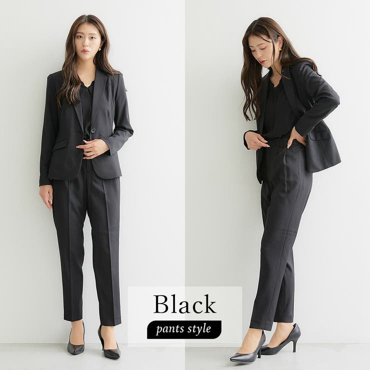 〈洗える〉機能性シャドーストライプスーツ3点セット | RIRIYANO | 詳細画像7 