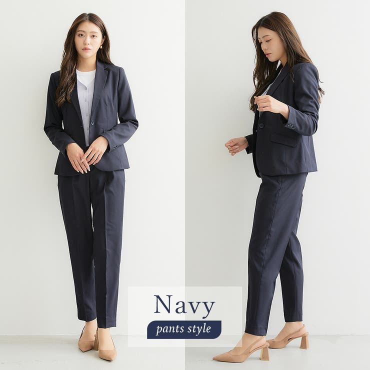 〈洗える〉機能性シャドーストライプスーツ3点セット | RIRIYANO | 詳細画像9 