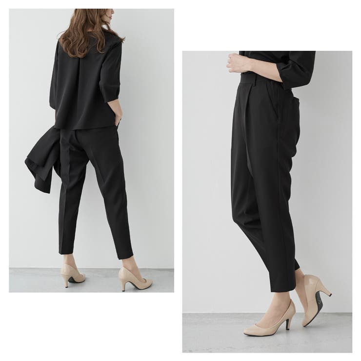 ツイルストレッチテーパードパンツ | RIRIYANO | 詳細画像11 