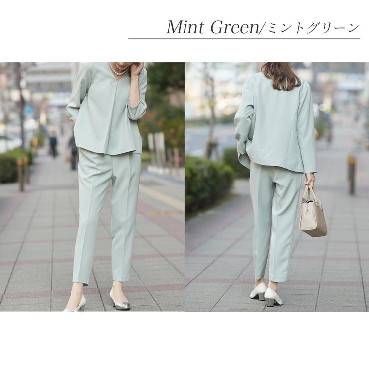 ツイルストレッチテーパードパンツ | RIRIYANO | 詳細画像12 