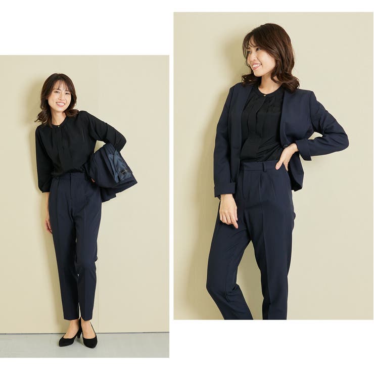 ブラウス シャツ 2way ノーカラーブラウス レディース ブラウス シャツ 2way no collar yoke shirt /2way ノーカラー
