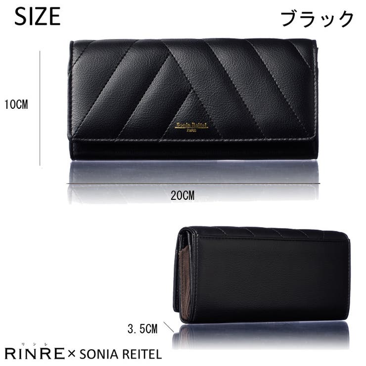 RINRE リンレ 財布 長財布 レディース カード縦入れ[品番：SESB0013555