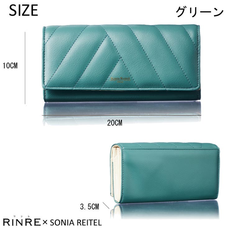 RINRE リンレ 財布 長財布 レディース カード縦入れ[品番：SESB0013555