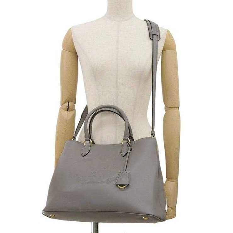 PRADA プラダ GLACE CALF ハンド バッグ 2WAY