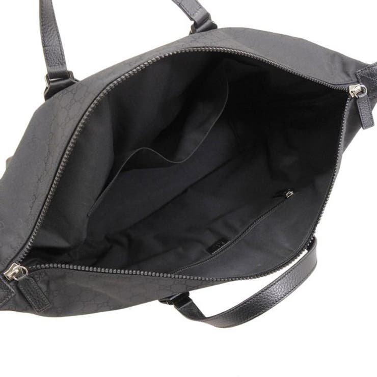 GUCCI グッチ レザーコンビ2WAYナイロンボストンバッグ