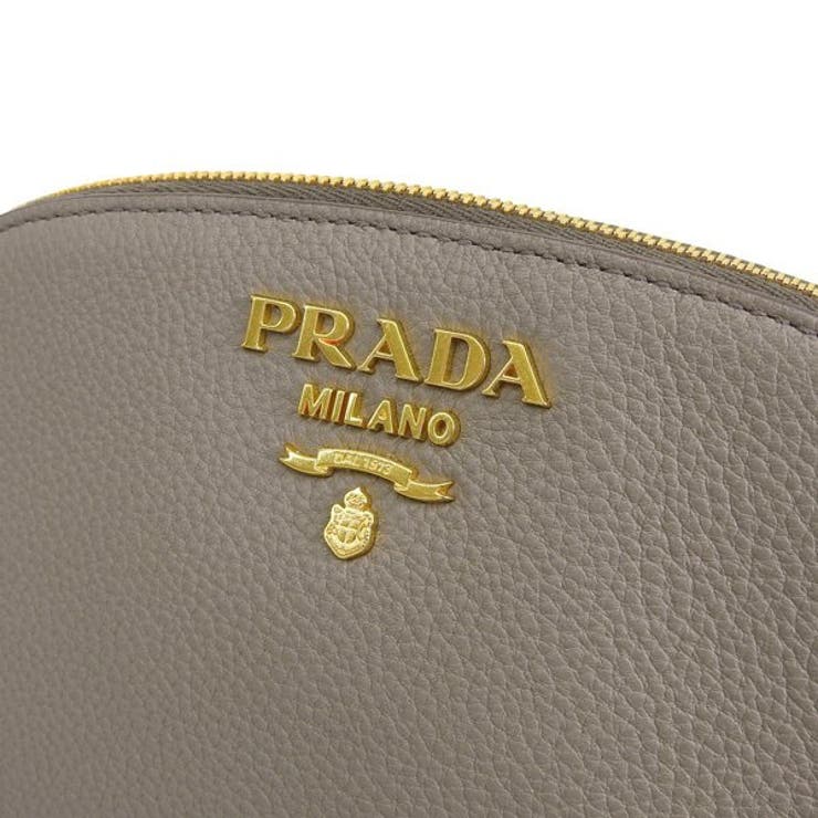 PRADA プラダ VITELLO DAINO レザー ポーチ[品番：SESB0014576