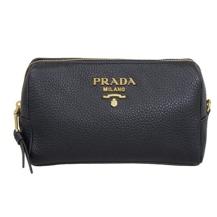 PRADA プラダ VITELLO DAINO レザー ポーチ[品番：SESB0021062