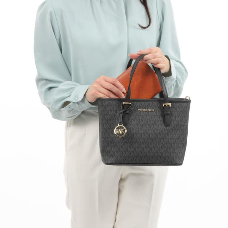 美品本物マイケルコース本革レザービジネストートミニボストンバッグ  