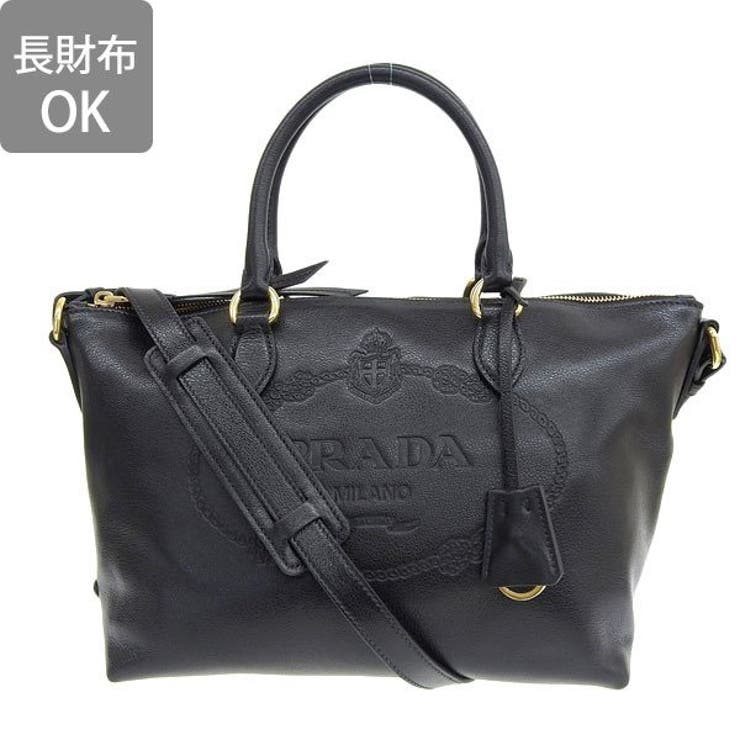 PRADA プラダ GLACE CALF ハンド バッグ 2WAY[品番：SESB0015145  
