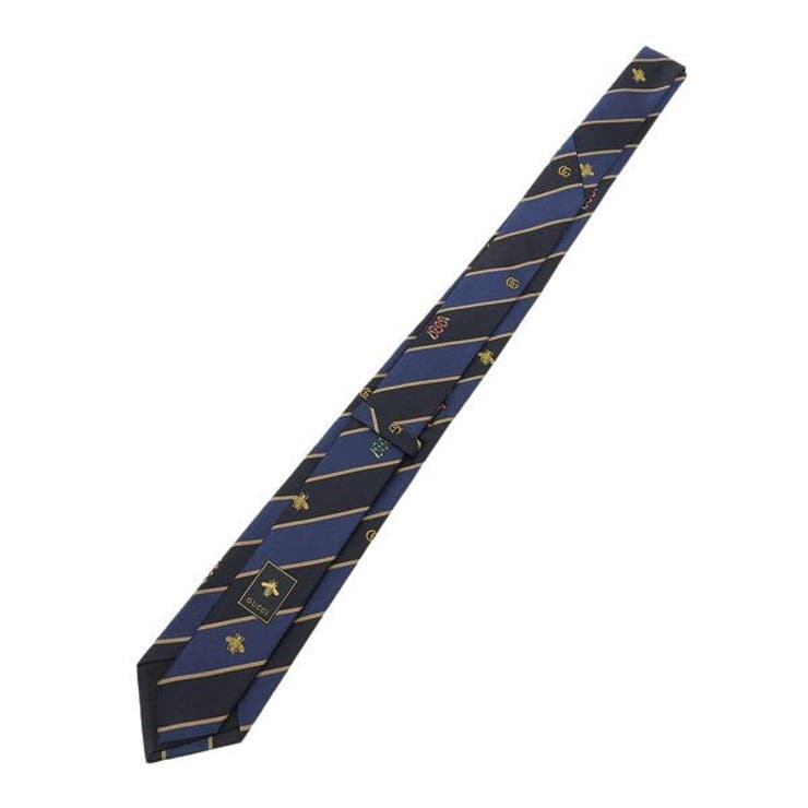 GUCCI グッチ SNAKE BEE SILK TIE ネクタイ[品番：SESB0015111