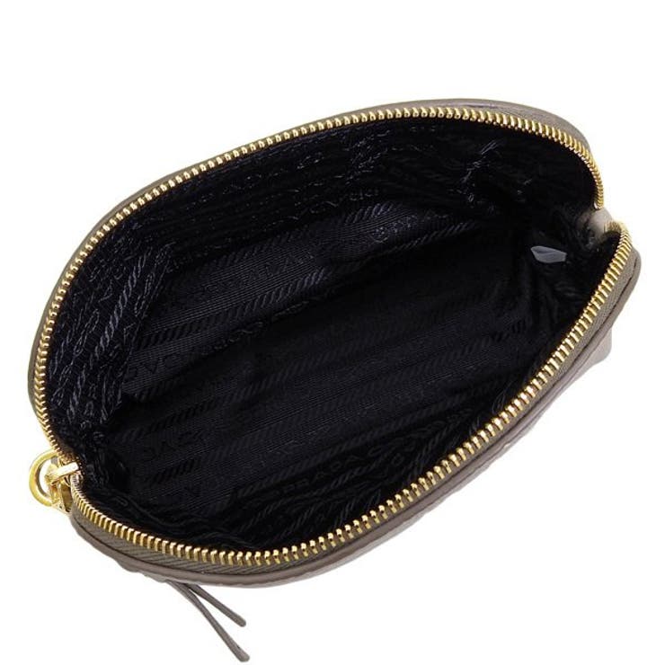 PRADA プラダ VITELLO DAINO レザー ポーチ PRADA プラダ VITELLO DAINO レザー ポーチ【送料0/国内即発