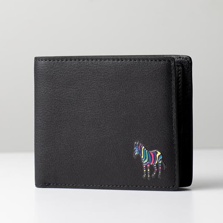 PAUL SMITH ポールスミス ZEBRA 二つ折り 財布 レザー[品番