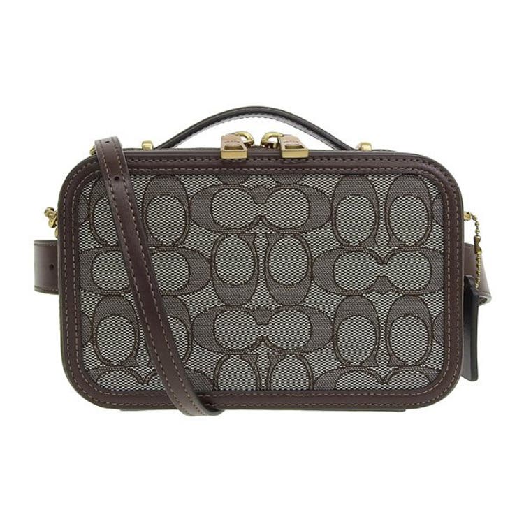 COACH 長財布 ショルダーバッグ シグネチャー チェーン付き 3way COACH 