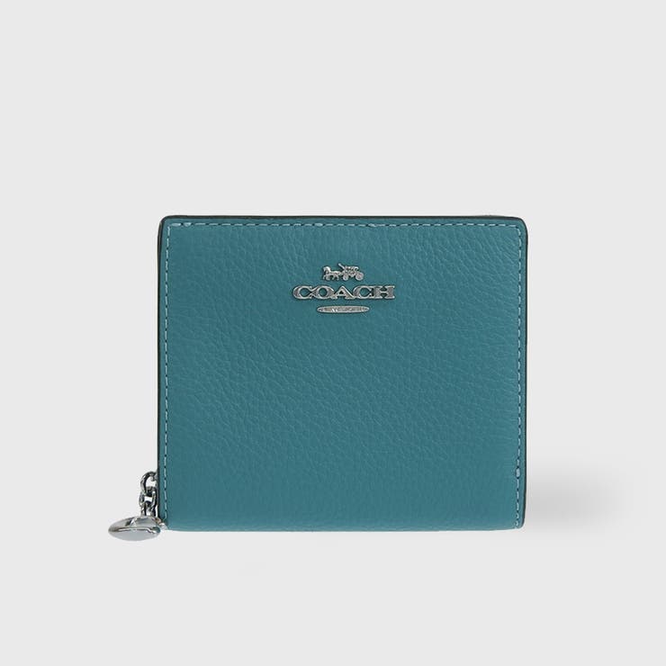 COACH コーチ SNAP WALLET 二つ折り 財布 レザー[品番