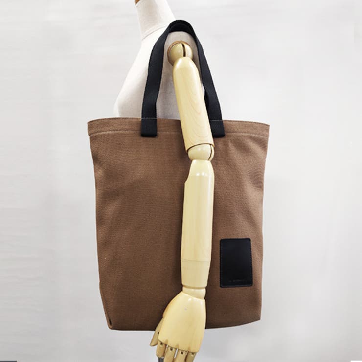 イルビゾンテ トートバッグ ROBUR キャンバス　レザー　肩掛け　ブラウン イルビゾンテ トートバッグ ROBUR キャンバスレザー肩掛けブラウン