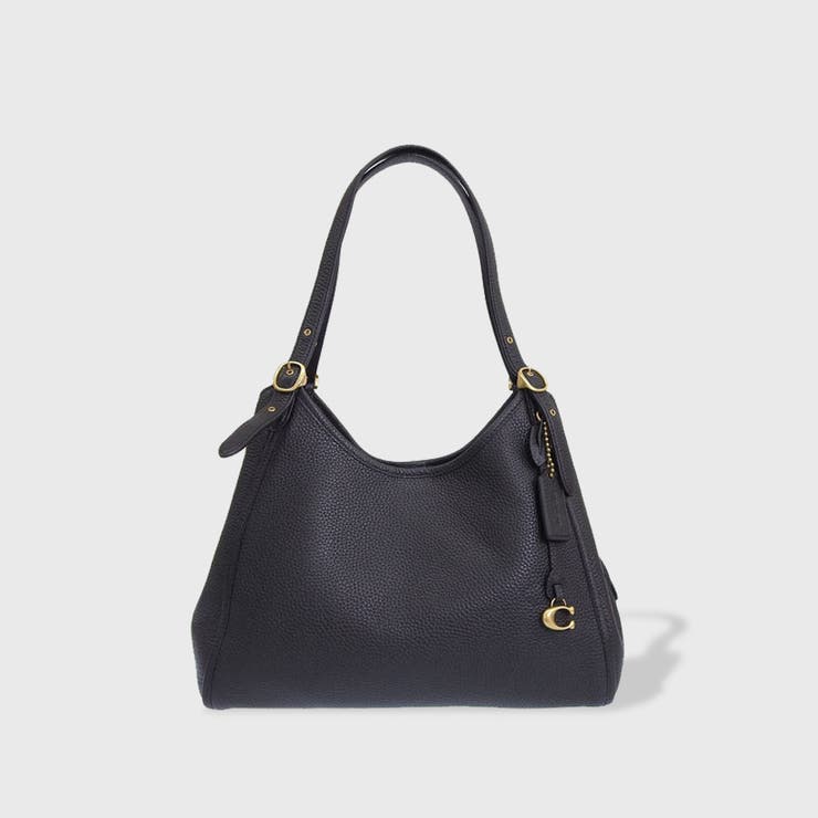 ✨️COACH✨️本革オールレザー ワンショルダーバッグ 肩掛け ブラック 