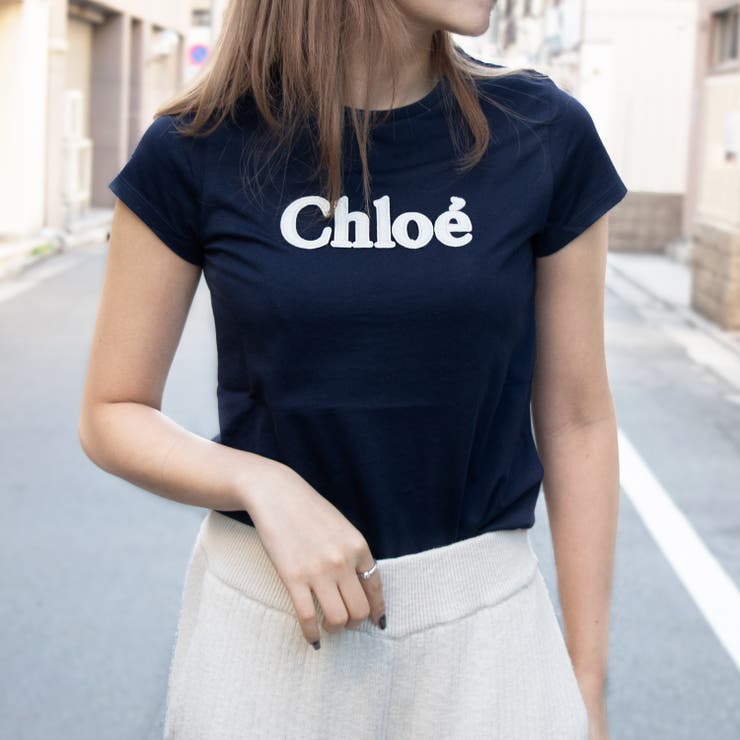 Chloé Chloe クロエ チュニック半袖シャツ ブラウス S/M