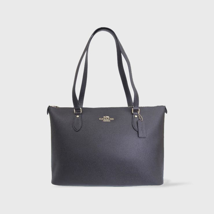 美品✨コーチ トートバッグ ギャラリー 肩掛け A4 ブラック レザー 通勤 COACH コーチ GALLERY TOTE トート バッグ A4可 レザー[品番