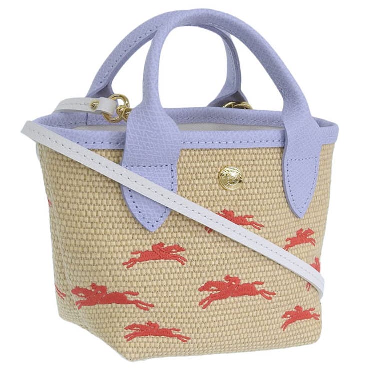 【極美品】Longchamp ル パニエ カゴバッグ XS スカイブルー 極美品】Longchamp ル パニエ カゴバッグ XS スカイブルー