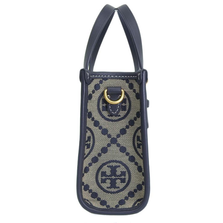 美品　6ハーフ　トリーバーチ　Tory Burch ネイビー ローヒール トリーバーチ TORY BURCH ショルダーバッグ ネイビー ナイロン