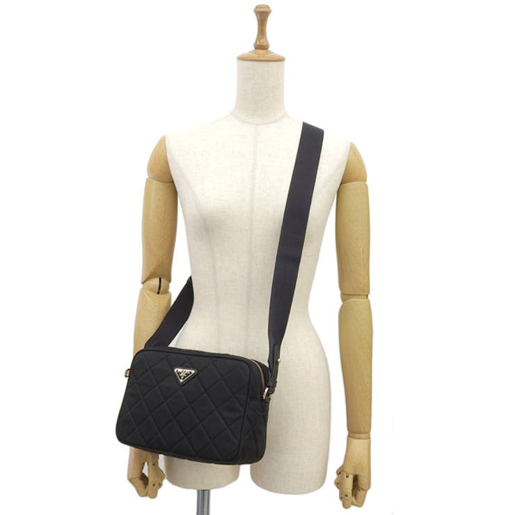 PRADA プラダ TESSUTO IMPUNTURATO ショルダー バッグ[品番