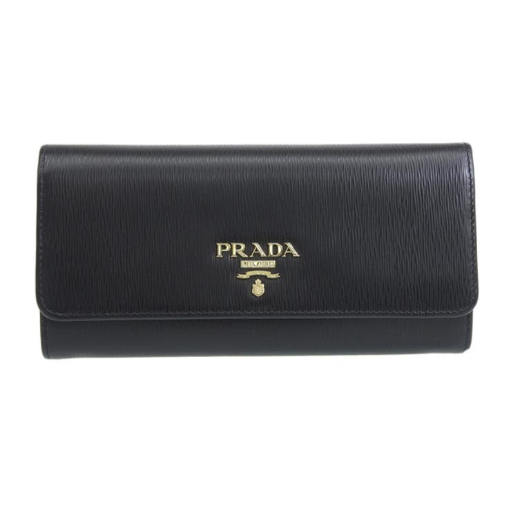 PRADA プラダ 二つ折り 長財布 パスケース付[品番：SESB0017085