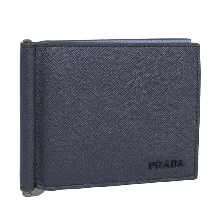 PRADA プラダ SAFFIANO マネークリップ 財布[品番：SESB0017403