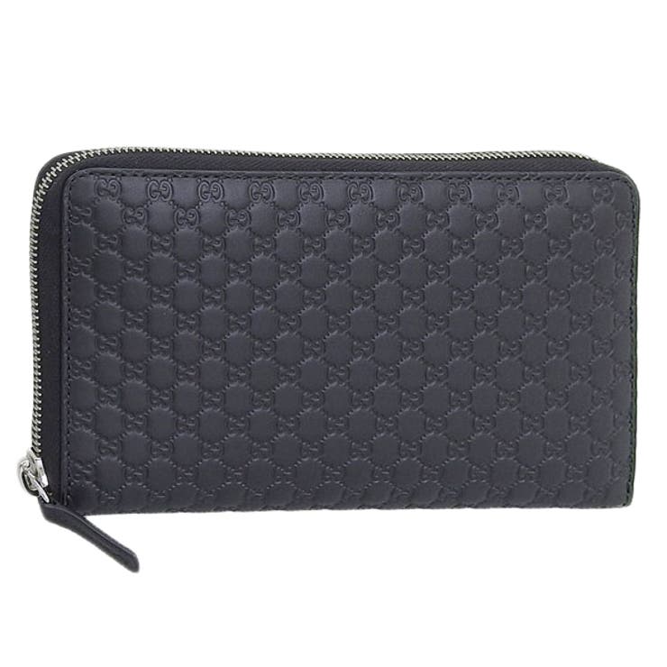 GUCCI グッチ GG マイクロ グッチ シマ 長財布 レザー[品番