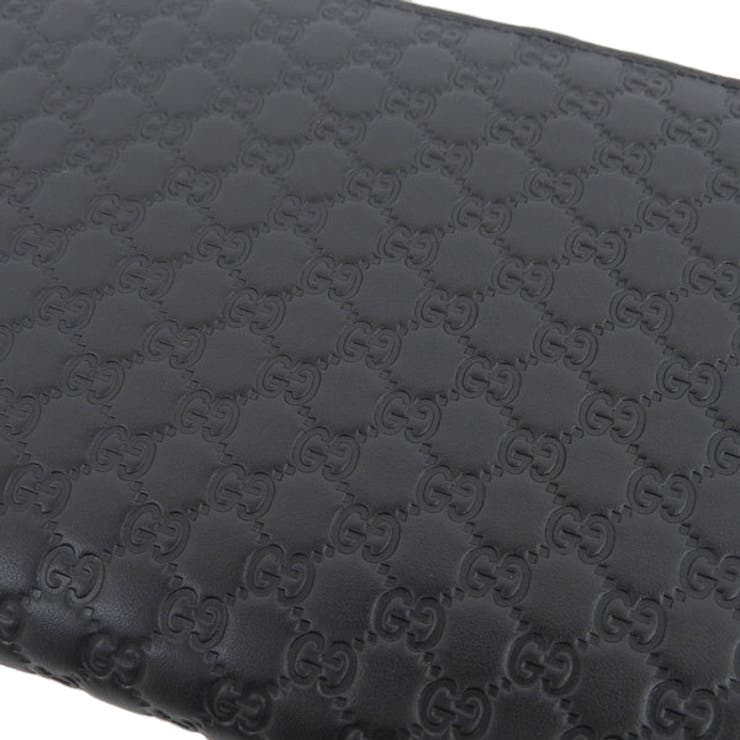GUCCI グッチ GG マイクロ グッチ シマ 長財布 レザー[品番