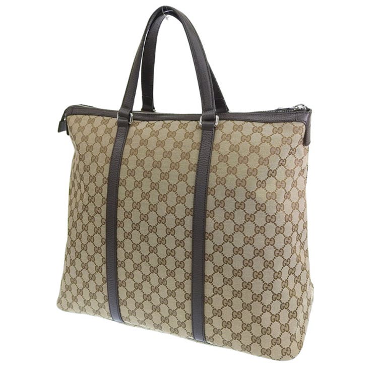 GUCCI グッチ GG キャンバス トートバッグ A4可[品番