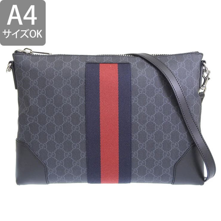 GUCCI グッチ GG スプリーム 斜めがけ ショルダー バッグ A4可