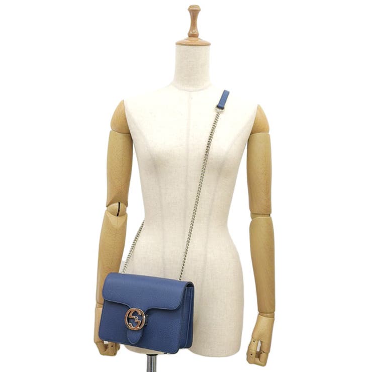 GUCCI グッチ インターロッキング ショルダーバッグ[品番