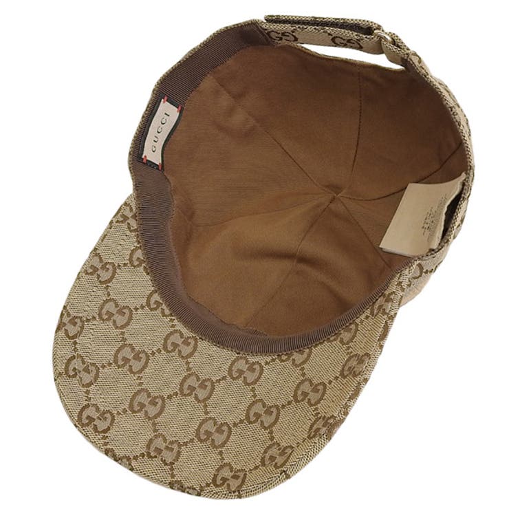 品質が完璧 GUCCI グッチ M 帽子 キャップ ボール ベース キャンバス GG 帽子