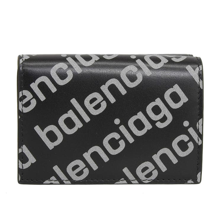 BALENCIAGA バレンシアガ ロゴ 三つ折り財布[品番:SESB0020167 BALENCIAGA バレンシアガ ロゴ 三つ折り財布[品番:SESB0020167
