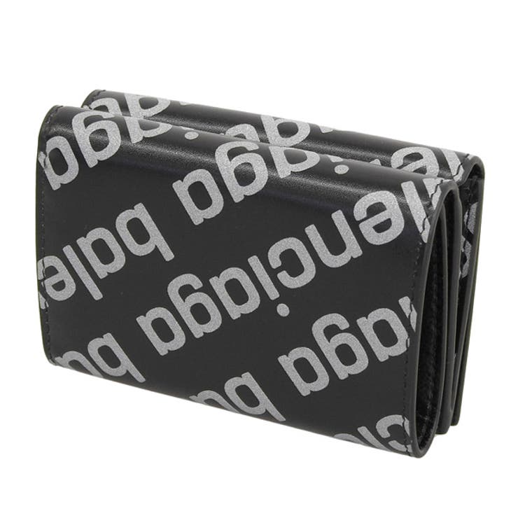 BALENCIAGA バレンシアガ ロゴ 三つ折り財布[品番：SESB0020167